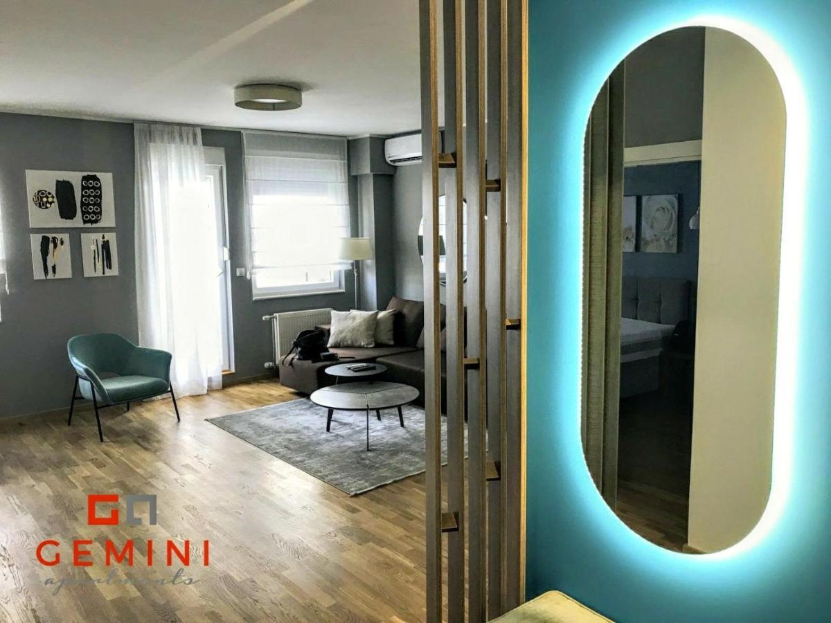 Gemini Apartment 3 - Modern Apartment With City View Újvidék Kültér fotó